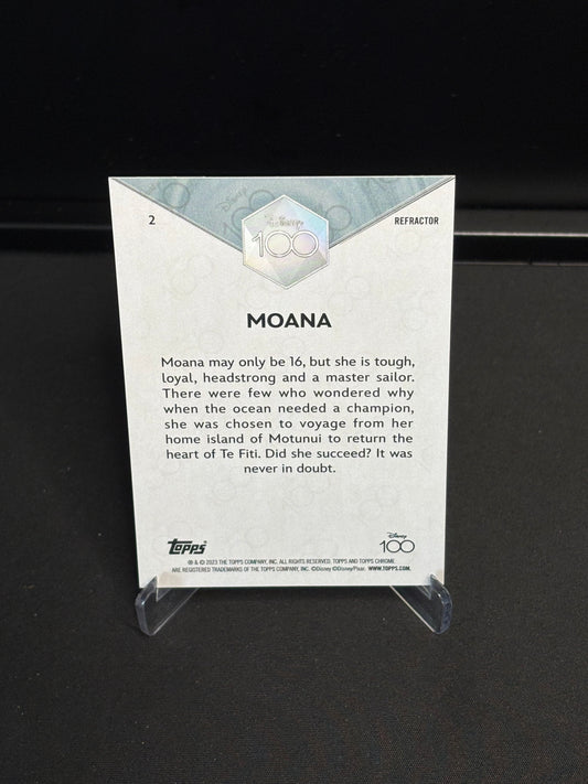 Topps Chrome Disney 100 "Refractor" Moana #2