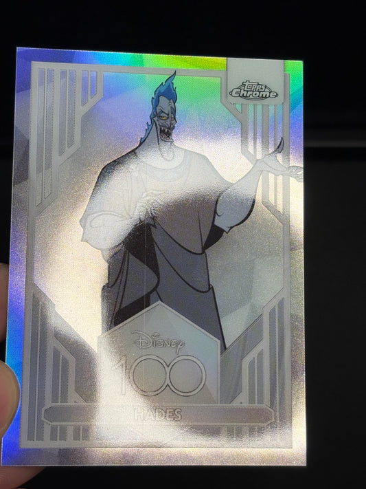 Topps Chrome Disney 100 "Refractor" Hades #22