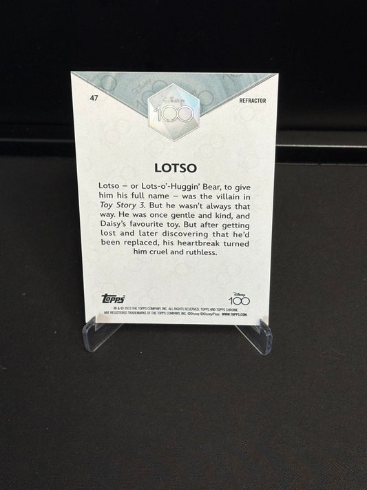 Topps Chrome Disney 100 "Refractor" Lotso #47