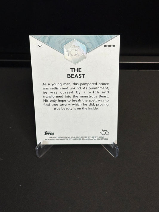 Topps Chrome Disney 100 "Refractor" The Beast #52