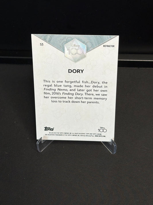 Topps Chrome Disney 100 "Refractor" Dory #53