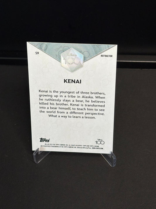 Topps Chrome Disney 100 "Refractor" Kenai #59