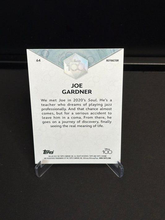 Topps Chrome Disney 100 "Refractor" Joe Gardner #64