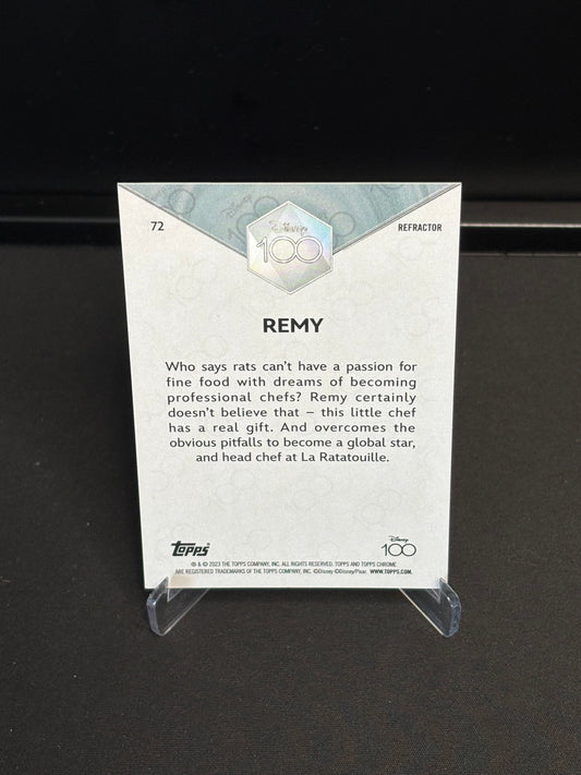 Topps Chrome Disney 100 "Refractor" Remy #72