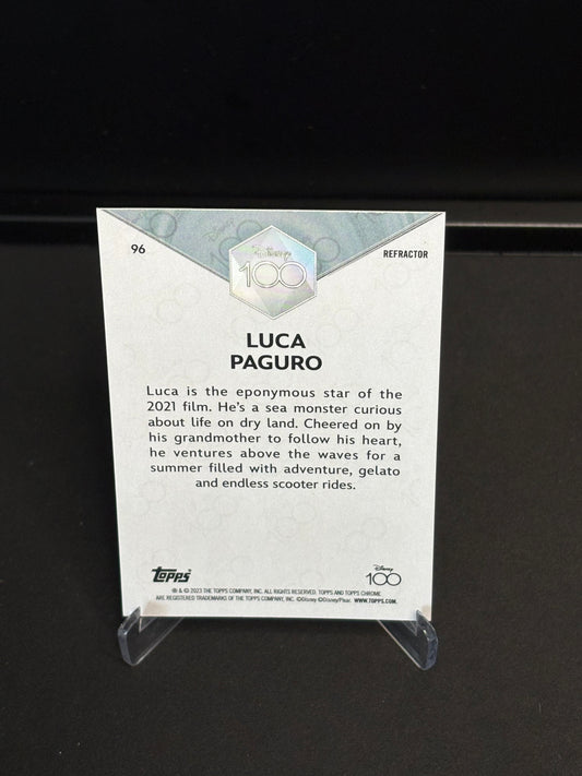 Topps Chrome Disney 100 "Refractor" Luca Paguro #96