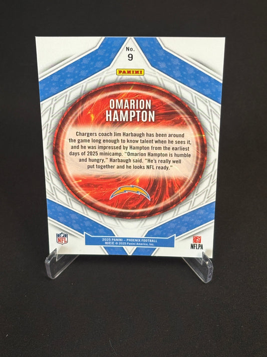 Omarion Hampton RC 2025 Phoenix "Paragon Prizm" L.A Chargers