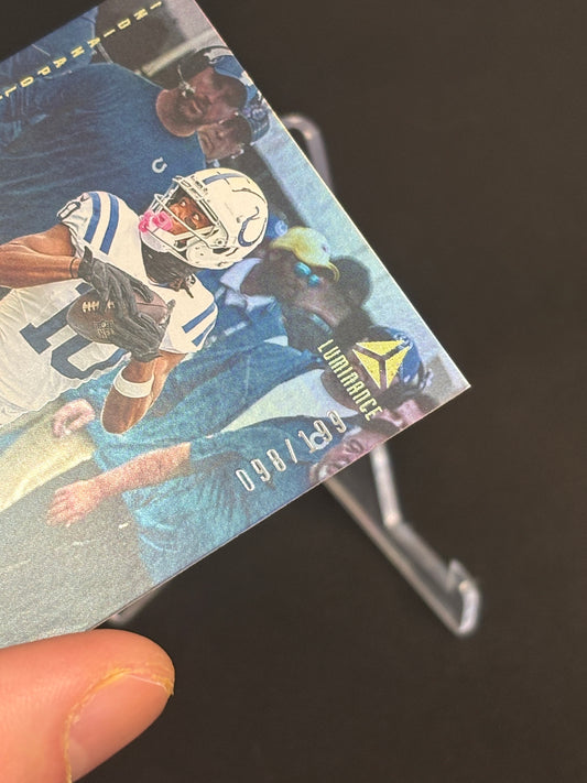Adonai Mitchell Luminance 2025 "Color Match Blue 098/199" Indianapolis Colts
