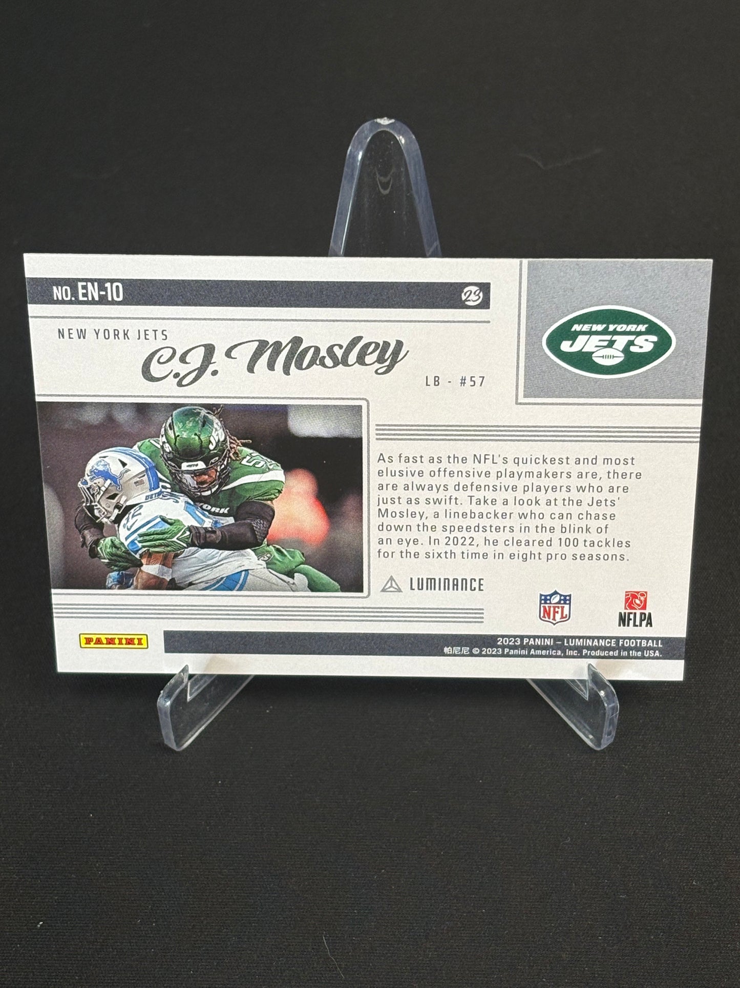 CJ Mosley Luminance 2023 "Engaged Blue 39/50" New York Jets