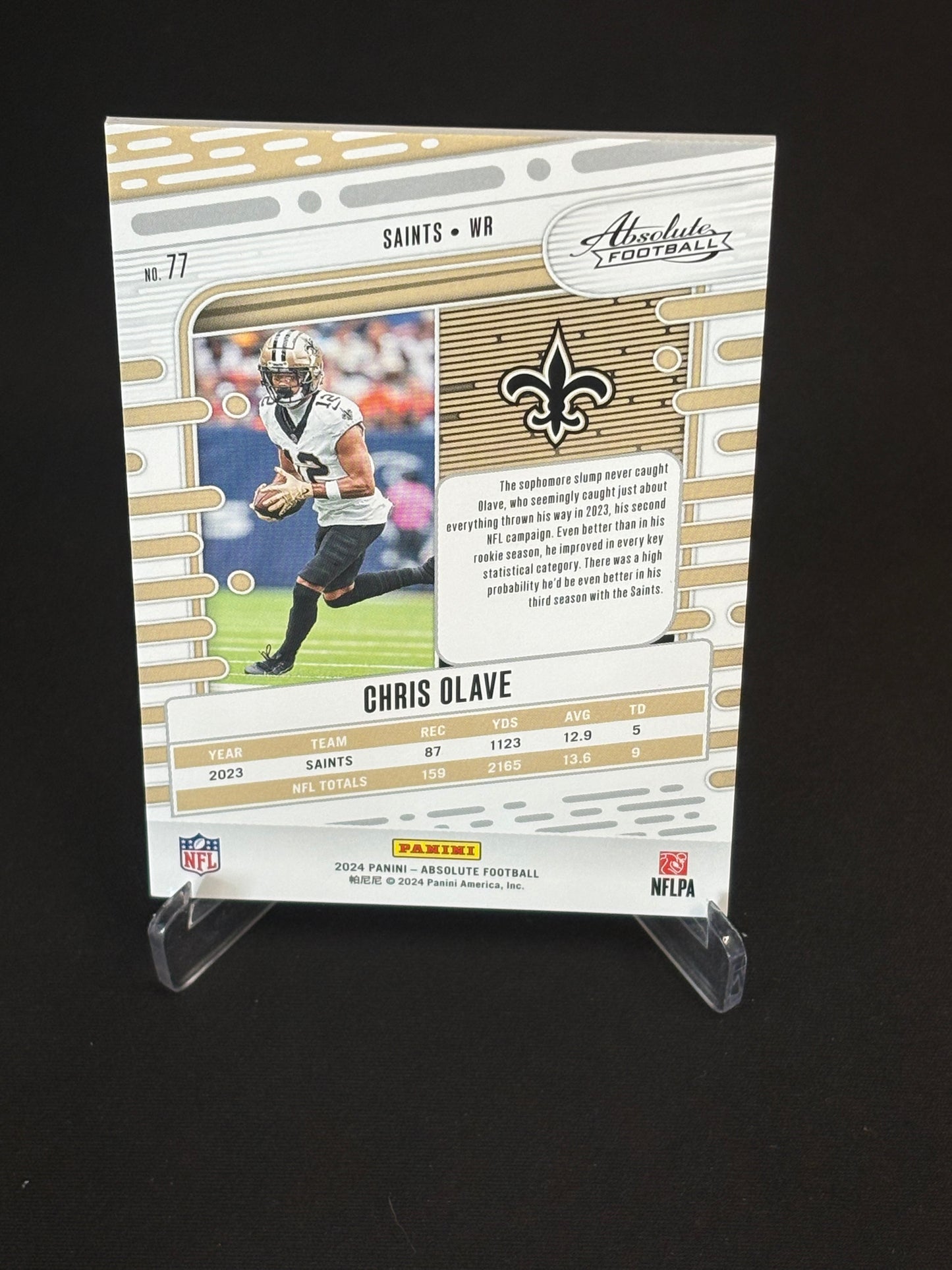 Chris Olave Absolute 2024 "Hobby Base 059/125" New Orleans Saints