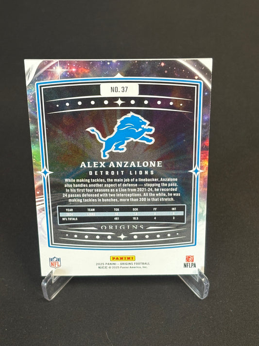 Alex Anzalone Origins 2025 "Base" Detroit Lions