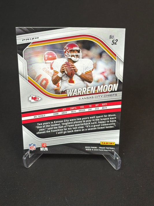 Warren Moon Prizm 2025 "BlueWhiteRed" Kansas City Chiefs