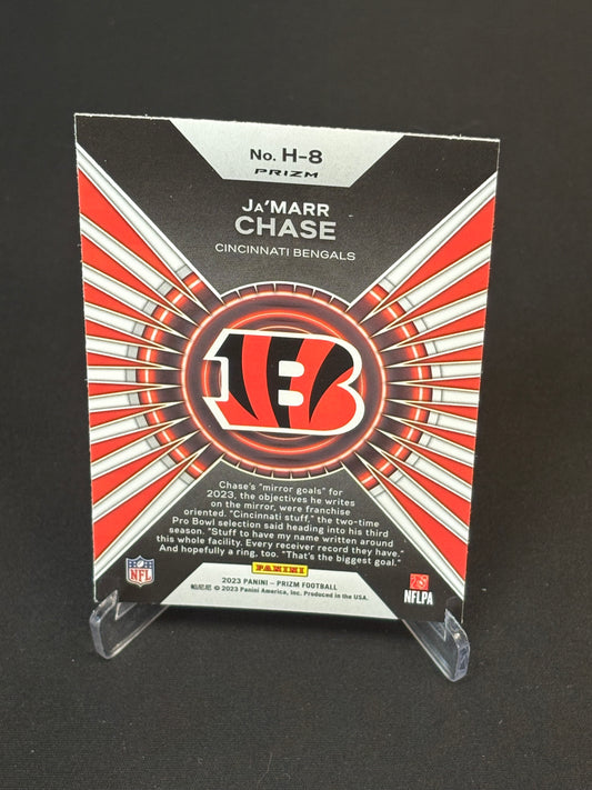 Ja'Marr Chase Prizm 2023 "Hype Green Prizm" Cincinnati Bengals
