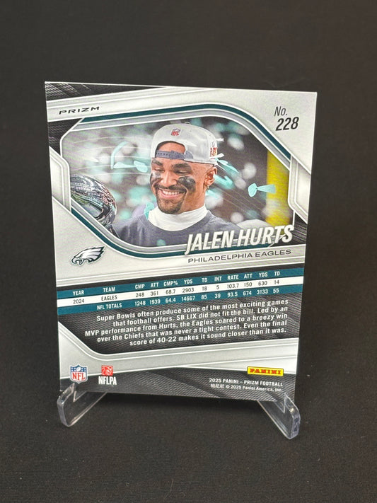 Jalen Hurts Prizm 2025 "Green Flash" Philadelphia Eagles