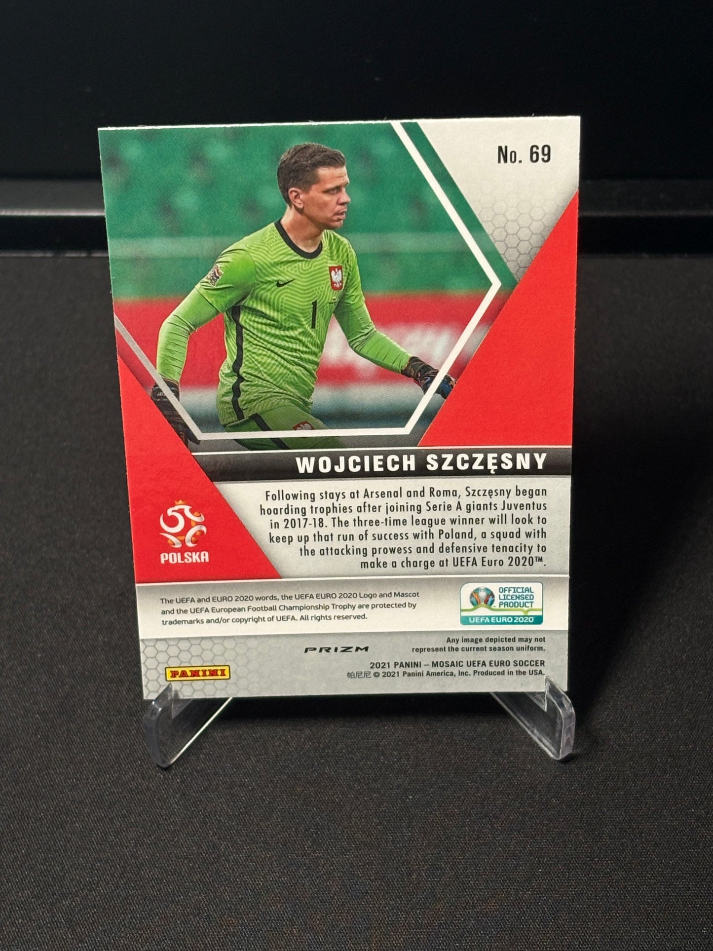 Wojciech Szczesny Mosaic Choice Euro 2020 "Peacock" Pologne