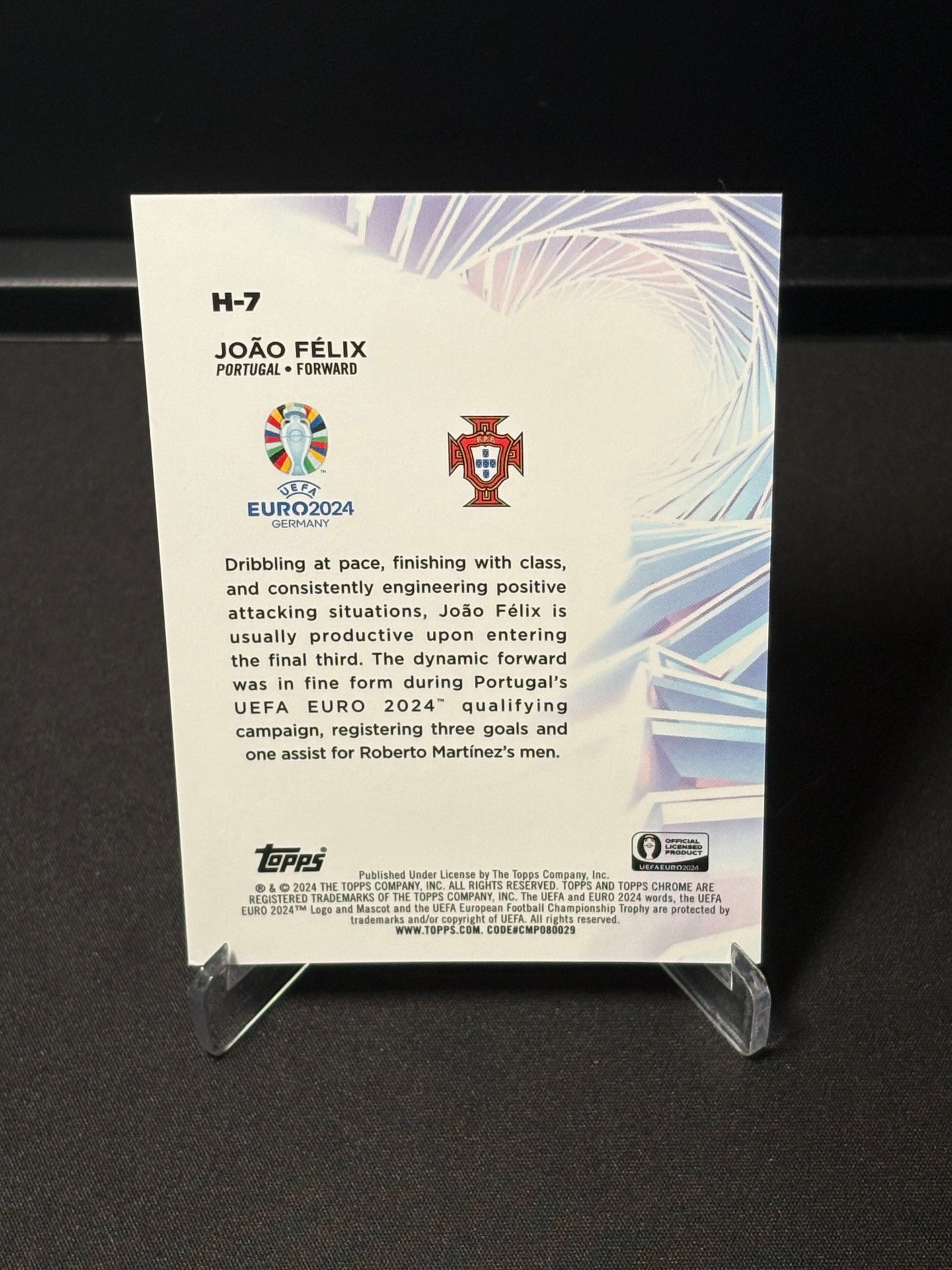 Joao Felix Chrome Euro 2024 "Hobby Master" Portugal
