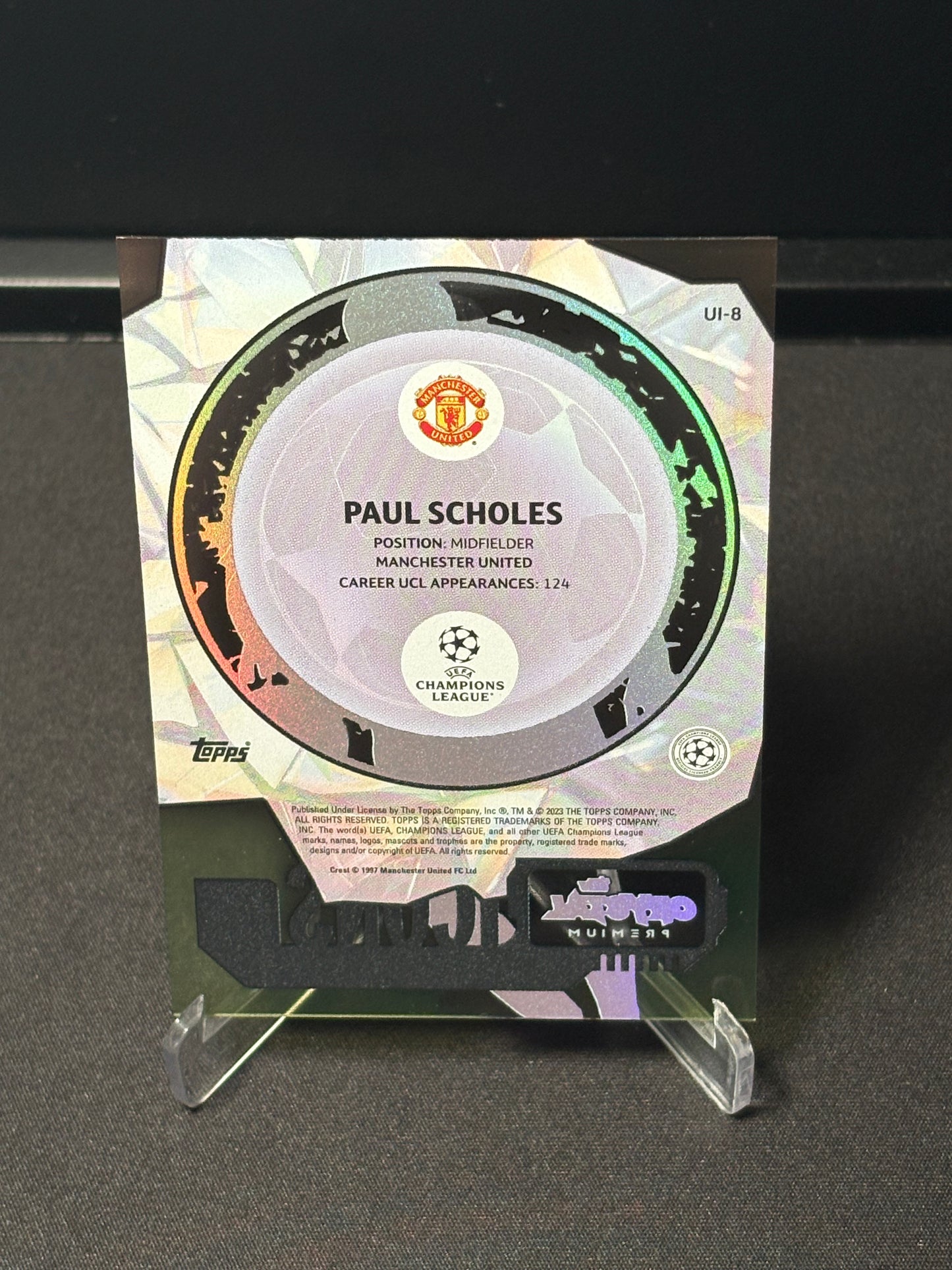 Paul Scholes Topps Crystal 2023 "Icons" Manchester United