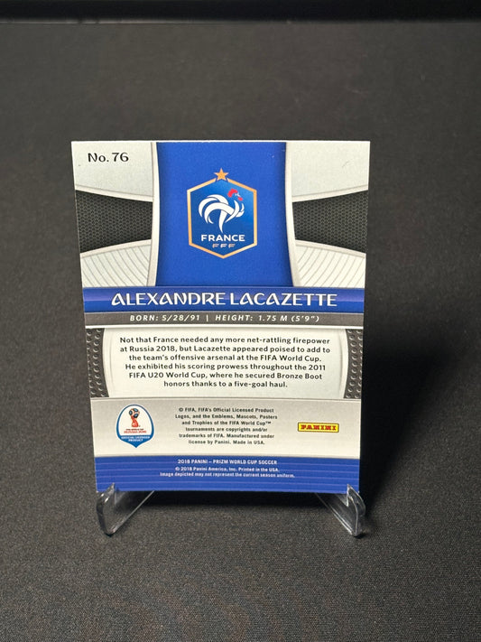 Alexandre Lacazette Panini Prizm World 2018 "Base" France