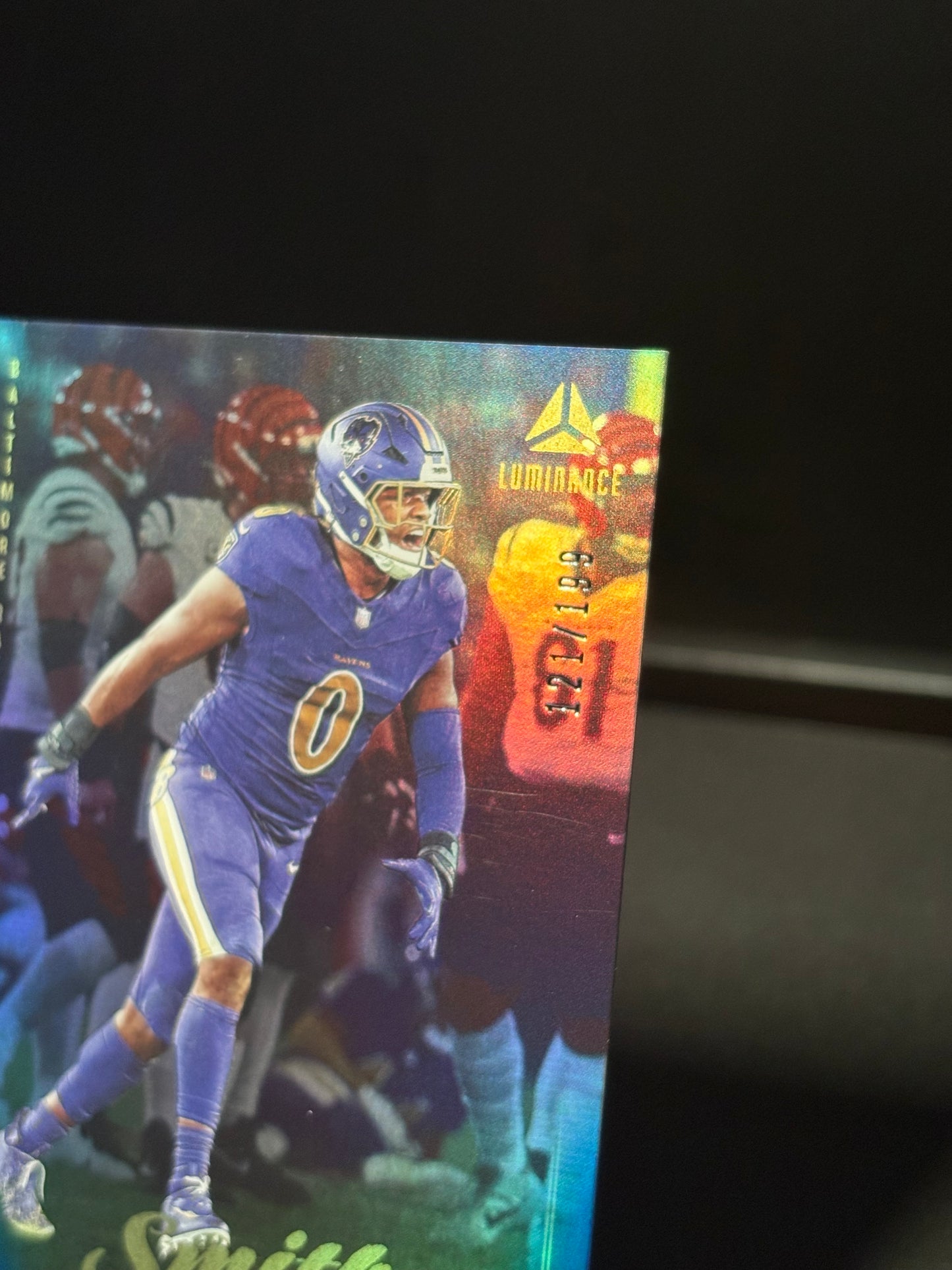 Roquan Smith Panini Luminance "Blue /199" Baltimore Ravens