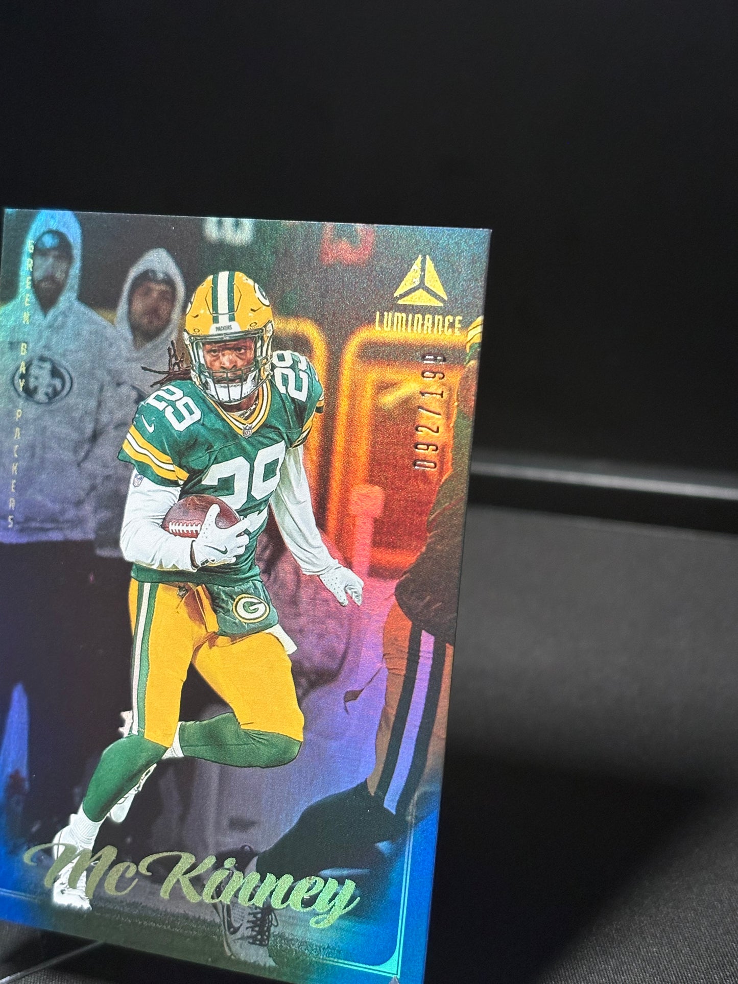 Xavier McKinney Panini Luminance "Blue /199" Green Bay Packers