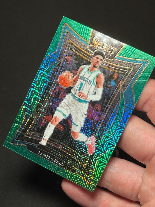 Lamelo Ball Panini Select 2024 "Green Mojo" Charlotte Hornets