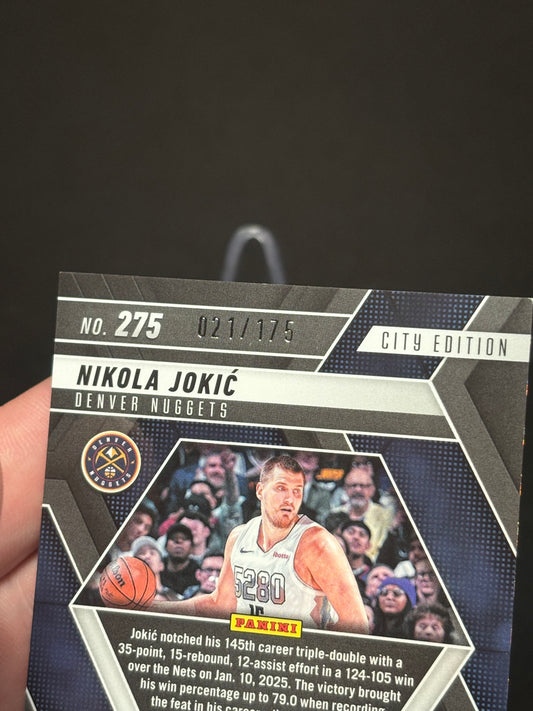 Nikola Jokic Panini Mosaic "Pink /175" Denver Nuggets