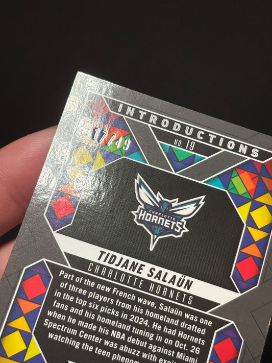 Tidjane Salaun RC Panini Mosaic2024 "Introduction /49" Charlotte Hornets