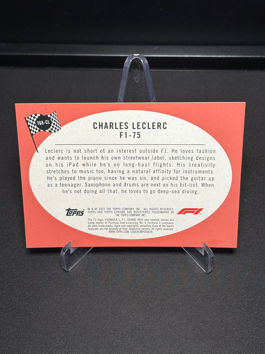 Charles Leclerc Topps Chrome F1 2022 "F1 Racer"