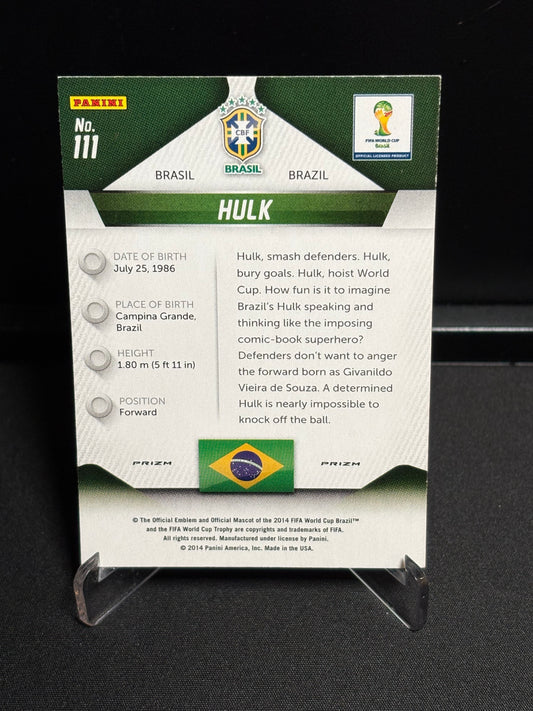 Hulk Panini Prizm World Cup 2014 "Mojo Prizm" Brésil