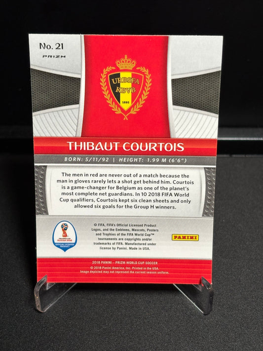 Thibaut Courtois Panini Prizm World Cup 2018 "Prizm" Belgique