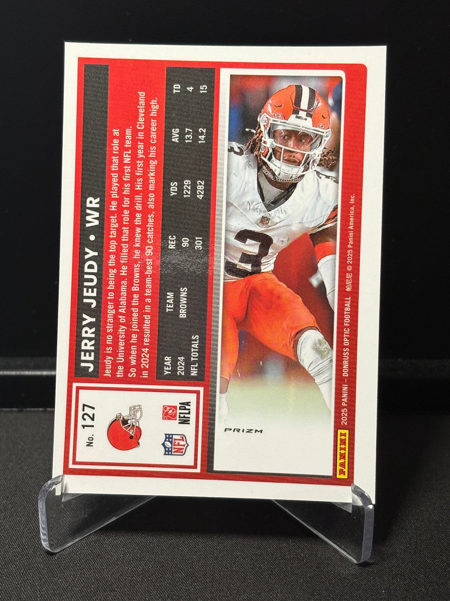 Jerry Jeudy Donruss Optic 2025 "Rocket Emoji" Cleveland Browns