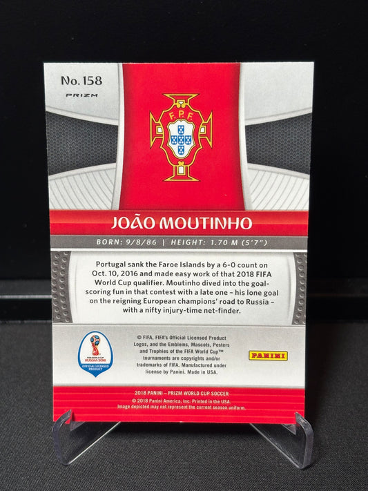 Joao Moutinho Panini Prizm World Cup 2018 "Green Orange Wave" Portugal
