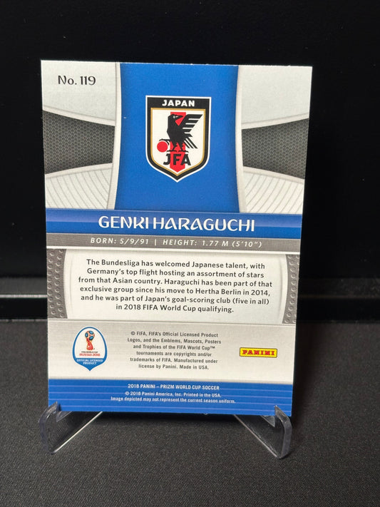 Genki Haraguchi Panini Prizm World Cup 2018 "Base" Japon