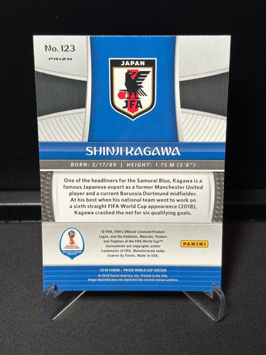 Shinji Kagawa Panini Prizm World Cup 2018 "Lazer Prizm" Japon