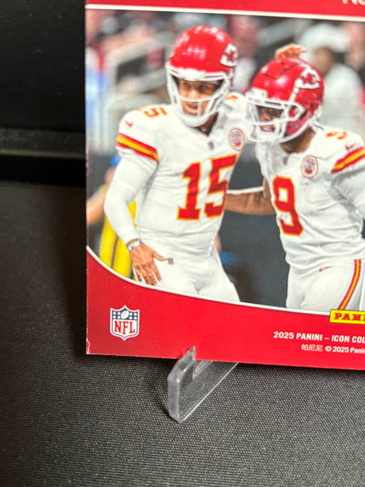 Panini Patrick Mahomes ICON Collection 2025 "Red Parallèle" Highlights #25