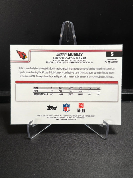 Kyler Murray Topps Chrome 2025 "RayWave" Arizona Cardinals