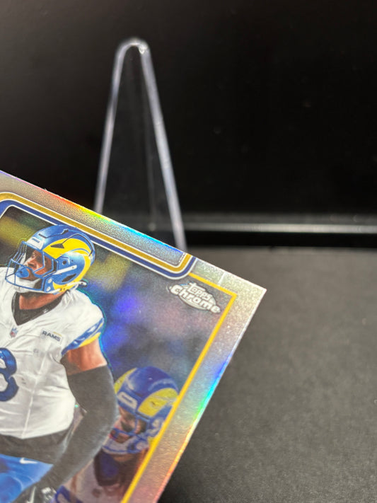 Jared Verse Topps Chrome 2025 "Refractor" Los Angeles Rams