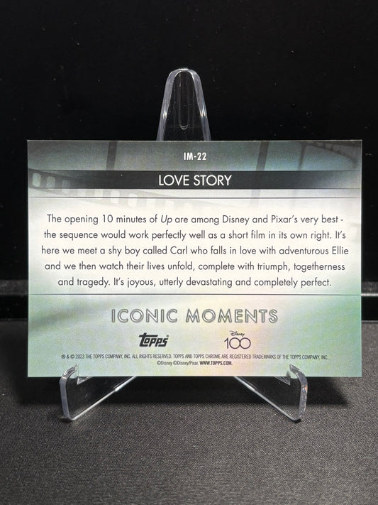 Carl & Ellie Topps Chrome Disney 100 2023 "Iconic Moments – Love Story" IM-22