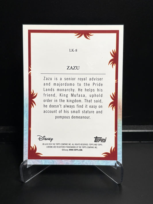 Topps Chrome Disney Le Roi Lion 30 Ans – Zazu LK-8 | Insert