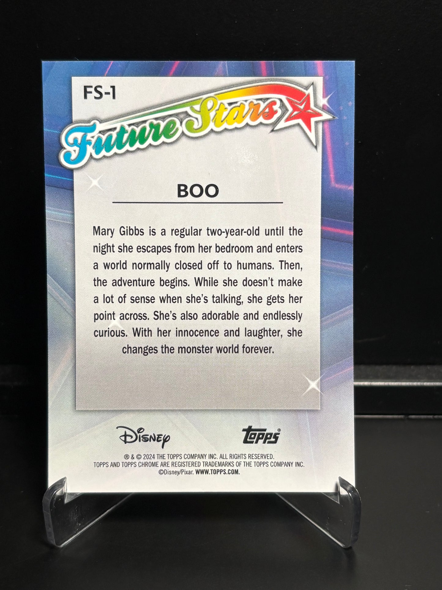 Topps Chrome Disney Future Stars – Boo FS-1 | Insert