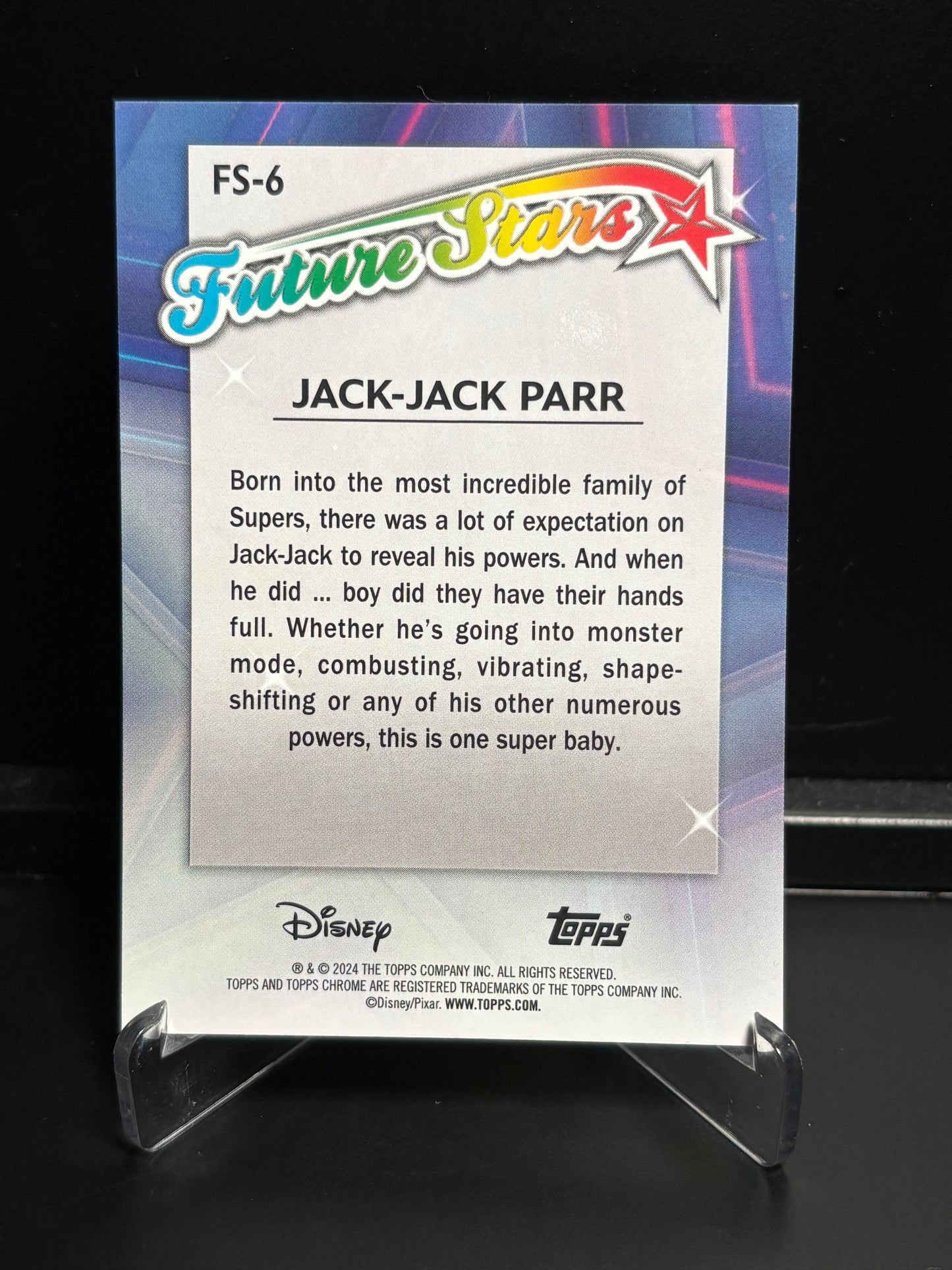 Topps Chrome Disney Future Stars – Jack-Jack Parr FS-6 | Insert