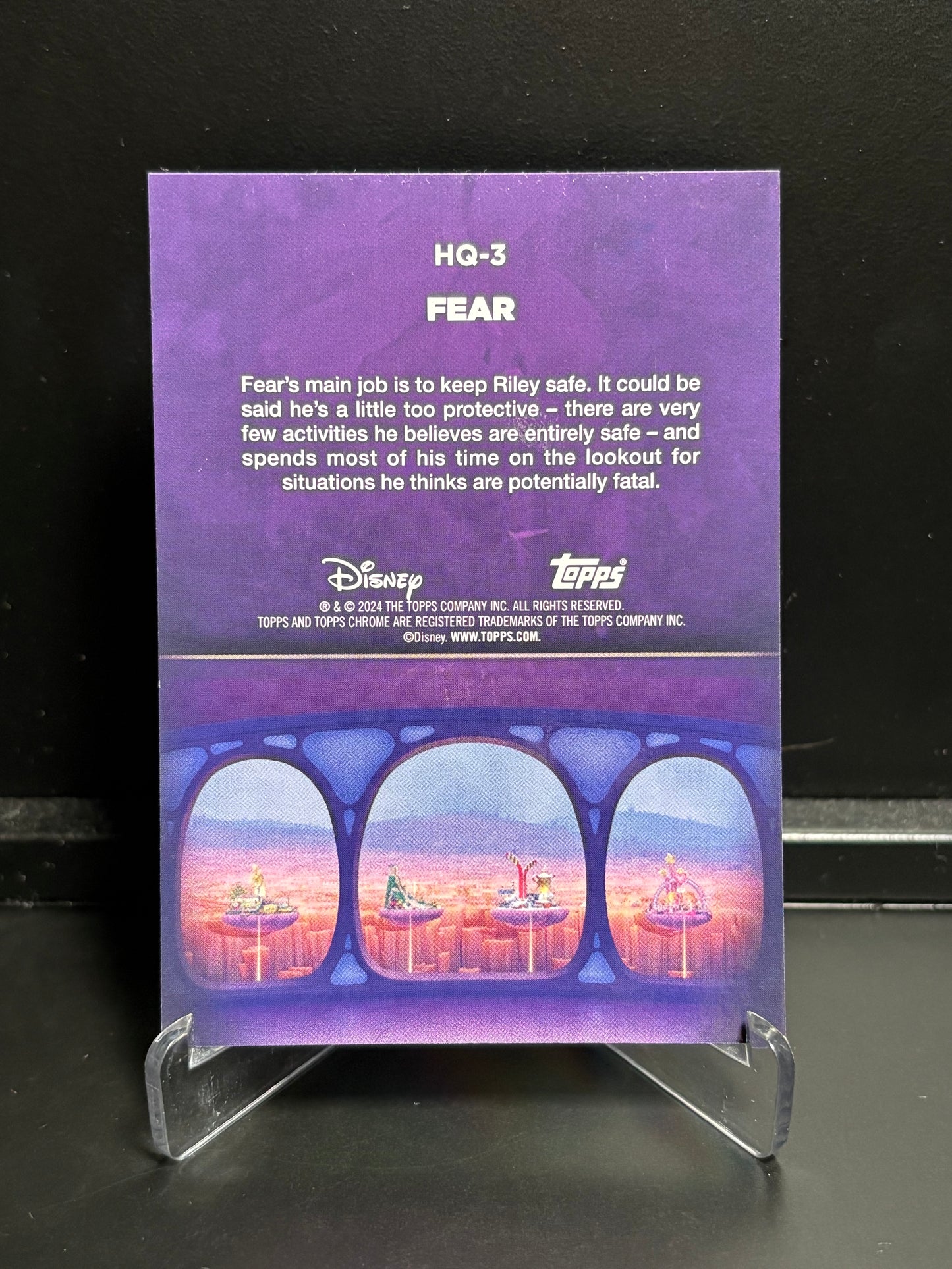 Topps Chrome Disney Head Quarters – Fear HQ-3 | Insert