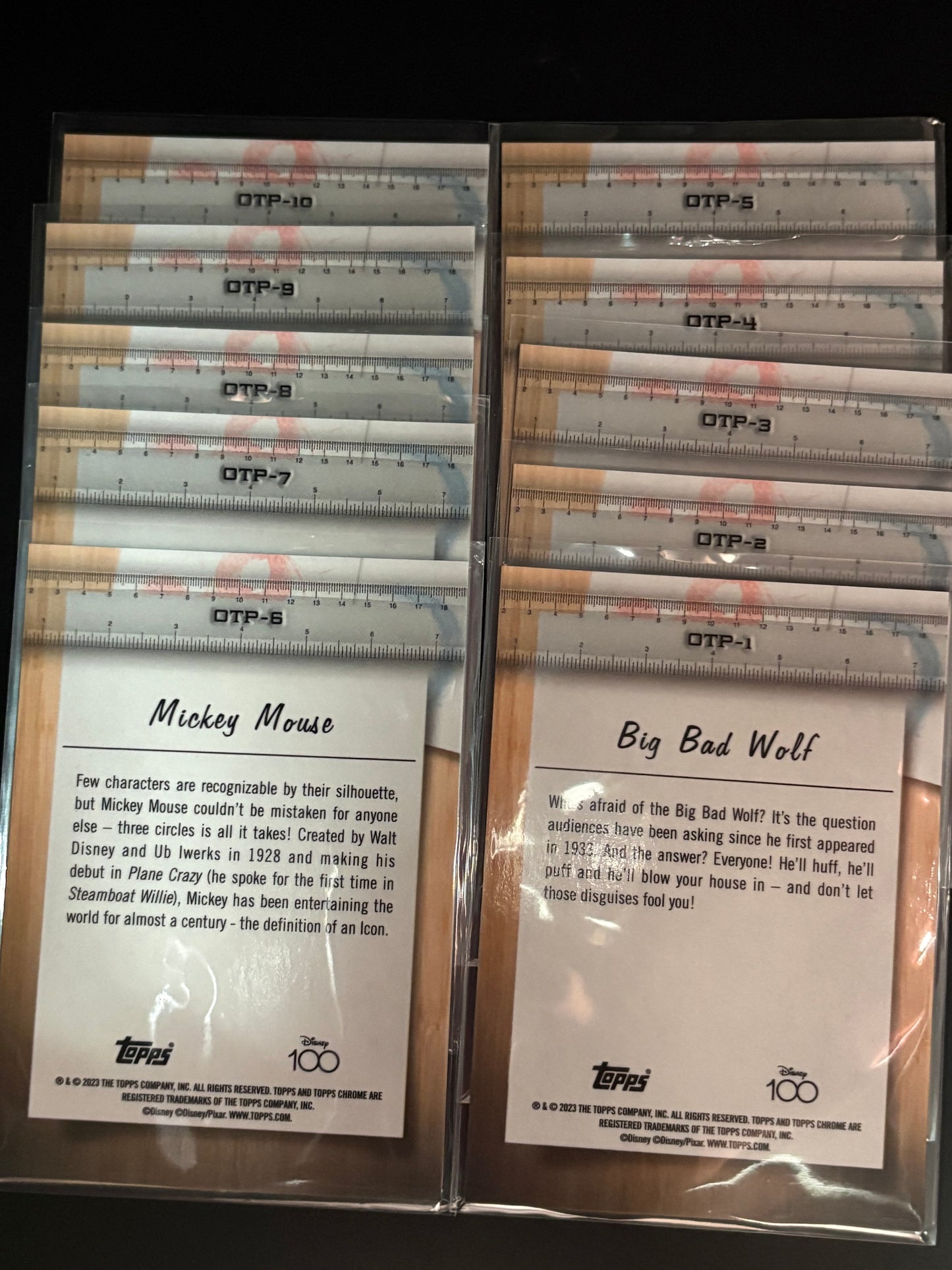 Topps Chrome Disney 100 – Off The Page | Set Complet