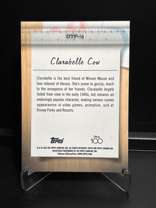 Topps Chrome Disney 100 – Off The Page OTP-4 Clarabelle Cow | Insert