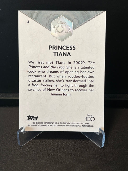 Topps Chrome Disney 100 – Princess Tiana #4 | Carte Base