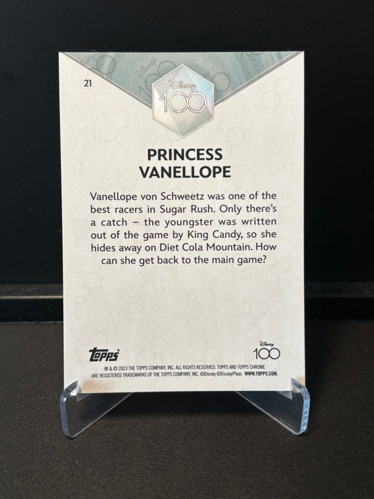 Topps Chrome Disney 100 – Princess Vanellope #21 | Carte Base