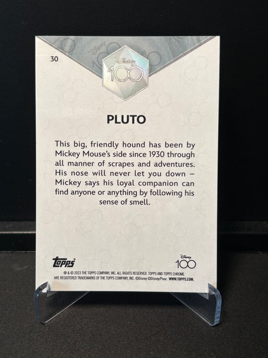Topps Chrome Disney 100 – Pluto #30 | Carte Base