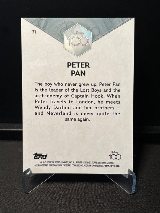 Topps Chrome Disney 100 – Peter Pan #71 | Carte Base