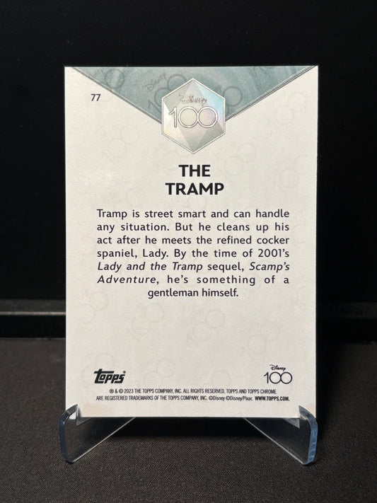 Topps Chrome Disney 100 – The Tramp #77 | Carte Base