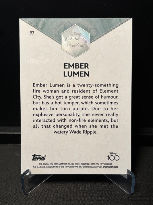 Topps Chrome Disney 100 – Ember Lumen #97 | Carte Base