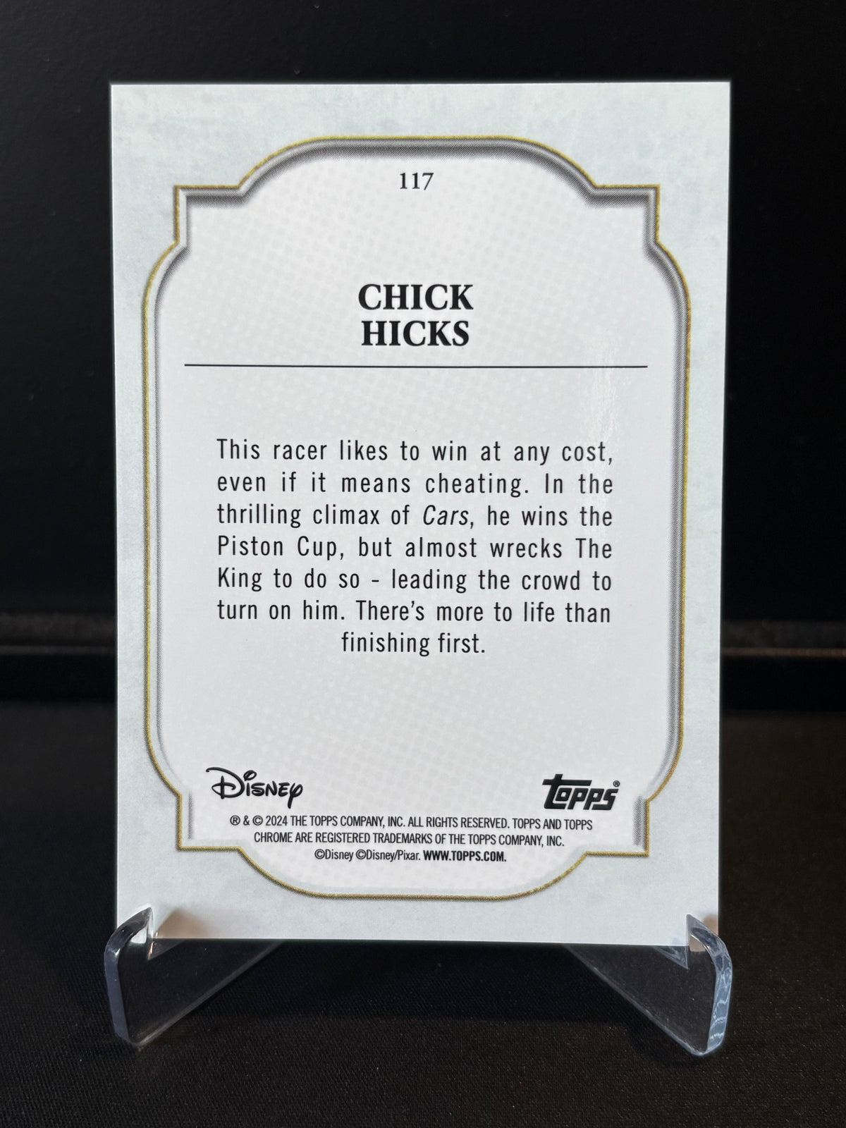 Topps Chrome Disney 2024 – Chick Hicks #117 | Carte Base